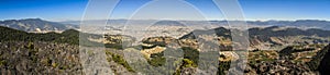 Panoramic view on the city of Quetzaltenango and the mountain around from la Muela, Quetzaltenango, Altiplano, Guatemala photo